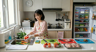 Rutinitas Dapur Harian untuk Mencegah Keracunan Makanan